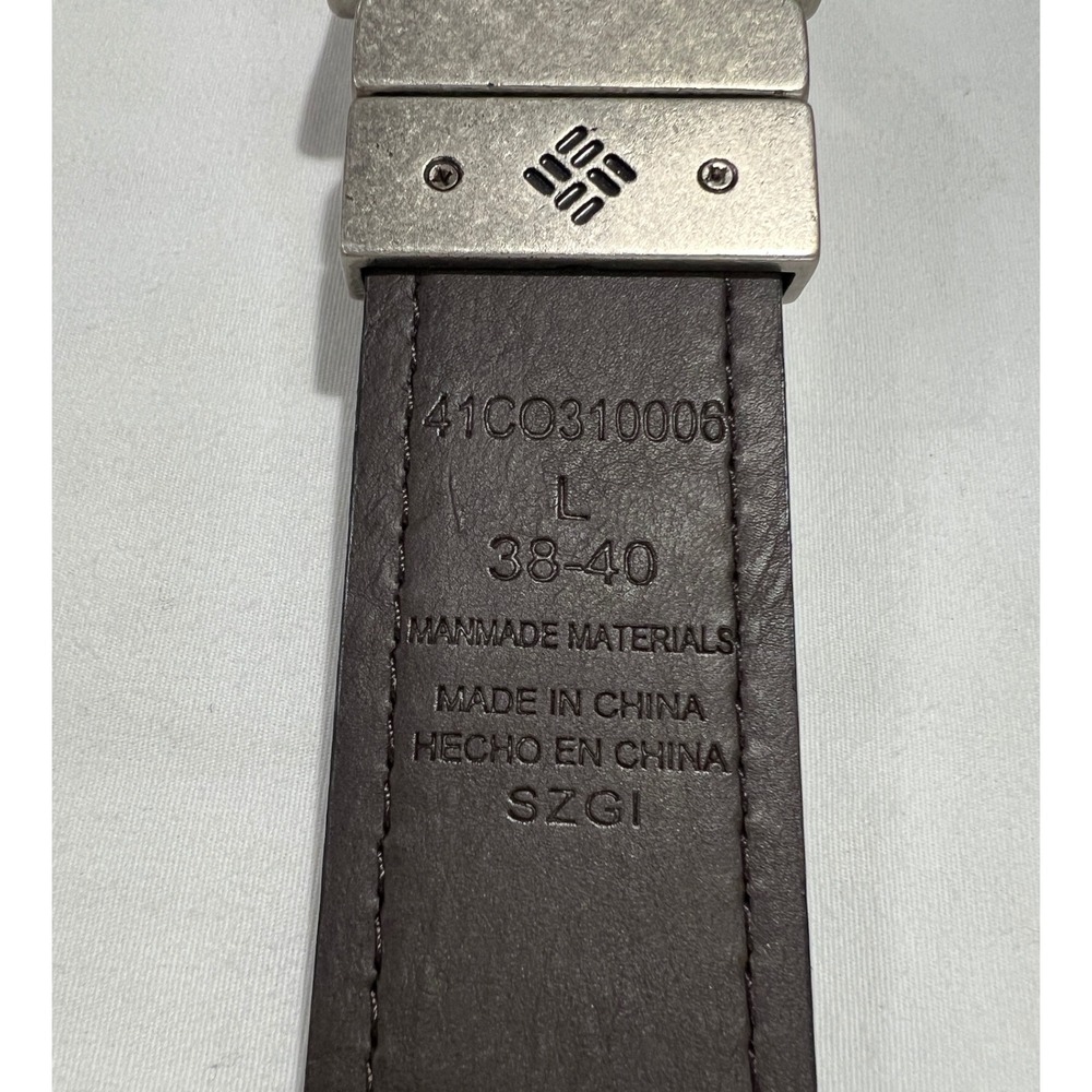 Columbia Reversible Belt Men Large 38-40 Black Brown Faux Leather 41CO310006 A62 - Picture 5 of 12